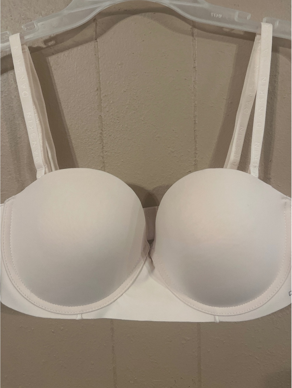 Danskin White Strap Bra Size 36C